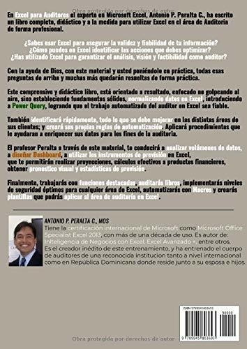 Excel Para Auditores Aplicando Excel A La Auditoria, de C., Antonio P. Pera. Editorial BNPHUAgenciaISBNRepDom en español