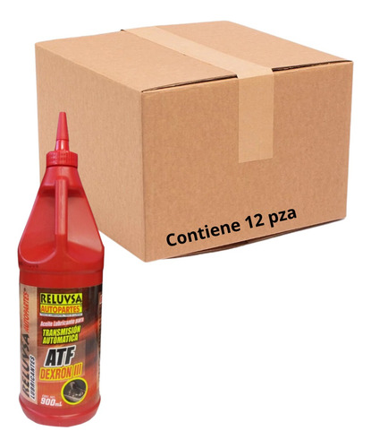 Aceite Transmisión Reluvsa Atf Dexron Iii Caja 12 Pz Mayoreo
