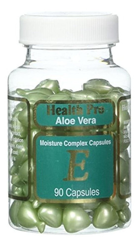 Health Pro - Aloe Vera - Cápsulas De Complejo De Humedad E -