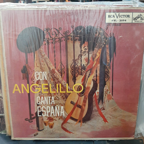 Vinilo Angelillo Con Angelillo Canta España Es1