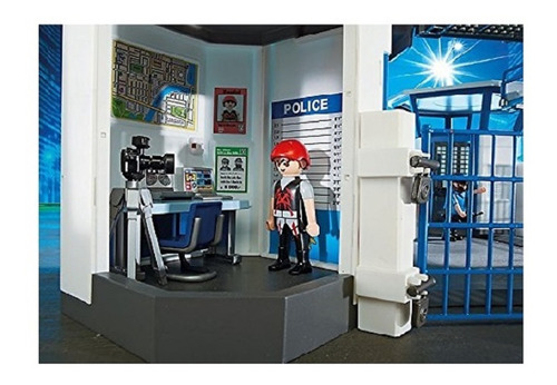 Playmobil Comisaria Policía Con Prisión 6919
