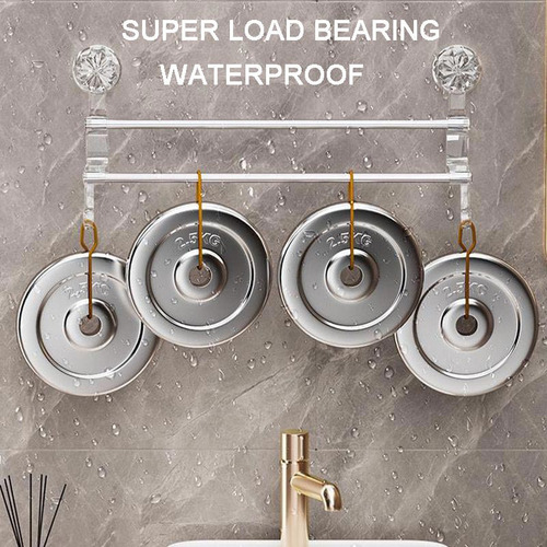 Zh Toallero Baño Doméstico Con Doble Ventosa Stora