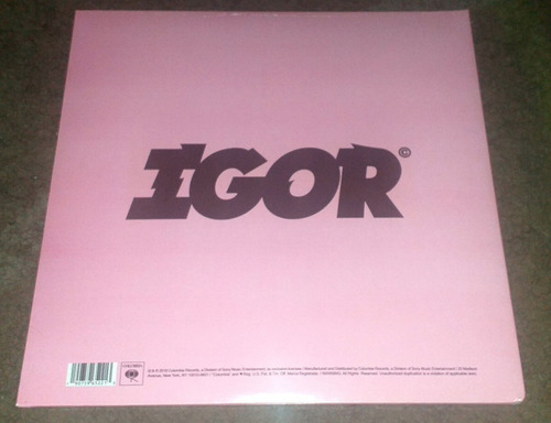 Tyler The Creator Igor Lp Acetato Vinyl