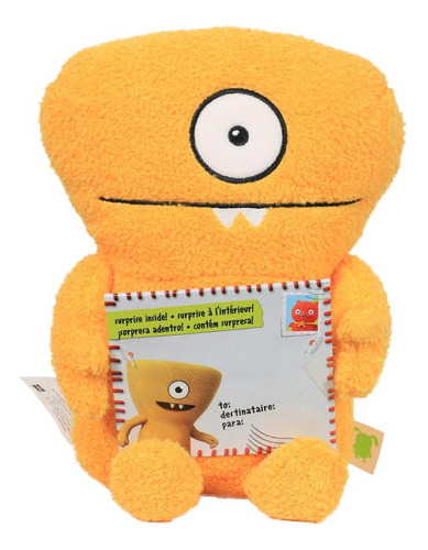 Peluche Lucky Bat, Moxy, Ox, Wage, Tray, Wedgehead, Ugly Dog Ugly Dolls Hasbro Peluche Wedgehead Tamaño Mediano