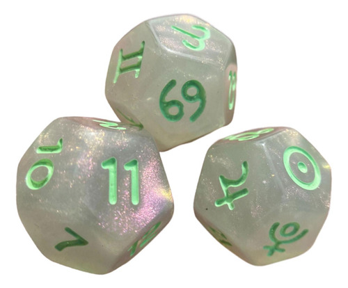 3 Dados De Constelación De 3 Uds, Dados De Juego De Varios