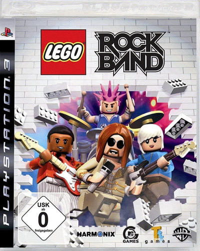 Jogo Lego Rock Band Ps3 Usado Mídia Física