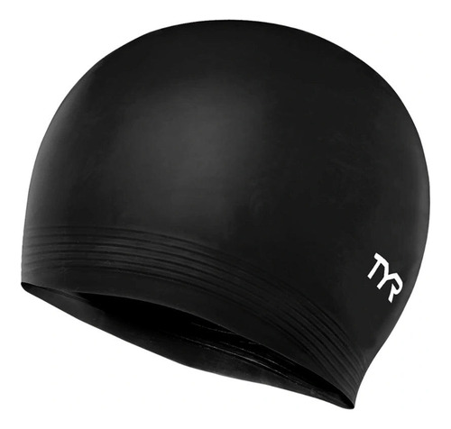 Gorra De Natacion Latex Negro Tyr