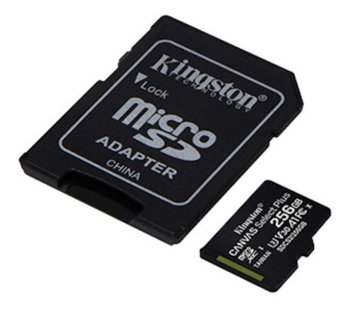 Imagen 2 de 6 de Tarjeta De Memoria Kingston Sdcs2/256gb Con Adaptador 256gb