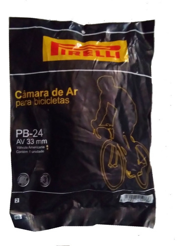 Imagem 3 de 5 de Kit 02 Camaras De Ar Cadeira De Rodas 24x1.3/8