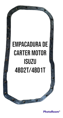  Empacadura De Carter Motor Isuzu 4bd2t/4bd1t