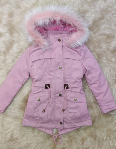 Parka Campera Nena Gabardina Piel Interior . Envio Gratis 