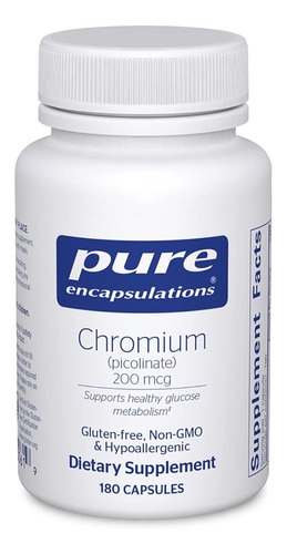 Pure Encapsulations | Chromium Picolinate I 200 Mcg I X180 