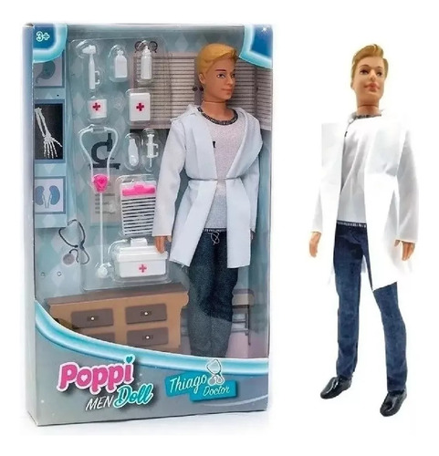 Muñeco Thiago Doctor Poppi Men Doll Art B311