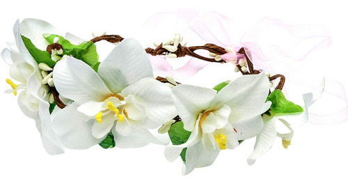 Lurrose - Diadema Con Corona De Flor De Lirio, Corona Floral