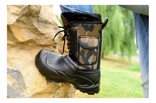 Botas De Nieve Impermeable Pesca Protección Contra El Frío