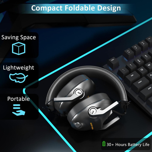 Auriculares Inalámbricos Para Juegos Senzer Sg600 Pro Con Mi