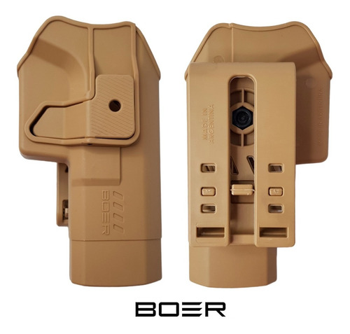 Funda Pistolera Táctica Polímero Nivel 2 Glock 17 17/22/31