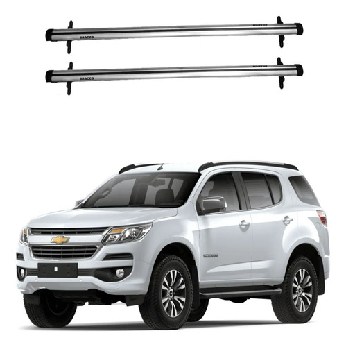 Barras Porta Equipajes Alum Chevrolet Trailblazer C/barandas