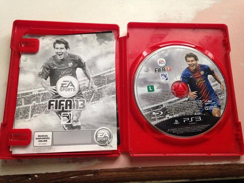 Fifa 13 Playstation 3 Ps3 Midia Fisica Caixa Vermelha Cib