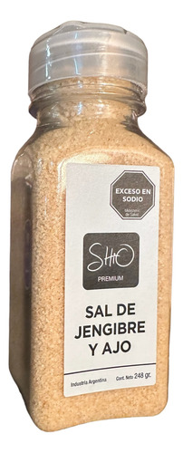 Sal De Jengibre Y Ajo Shio Gourmet 248g Vegan Kosher - Fw