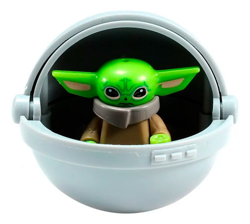 Baby Yoda Grogu Nave Mandalorian Star Wars Figura Coleccion