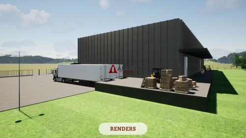 Nave De Hormigón Premoldeado De 900m2 En Alquiler