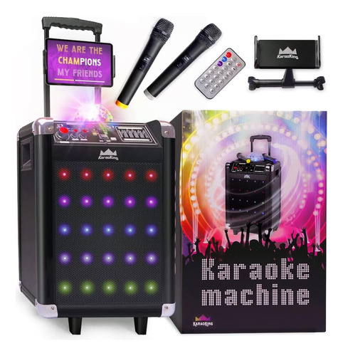 Karaoke Machine   Pa System With Wireless Mics, Subwoof...