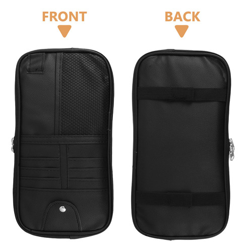 Organizador De Visera Y Soportes Para Gafas De Sol Pu Auto I