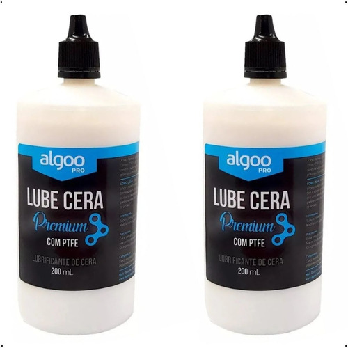 Lubrificante Algoo Lube Cera Premium 200 Ml (cx Com 2 Und)