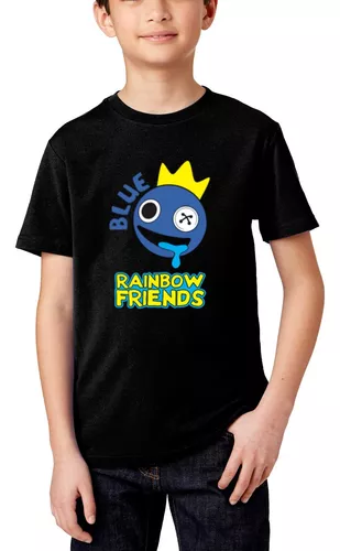 Camiseta Infantil Babão Rainbow Friends Blue Turma Roblox Juvenil Festa  Presente Jogo Game, Roupa Infantil para Menino Nunca Usado 84611146