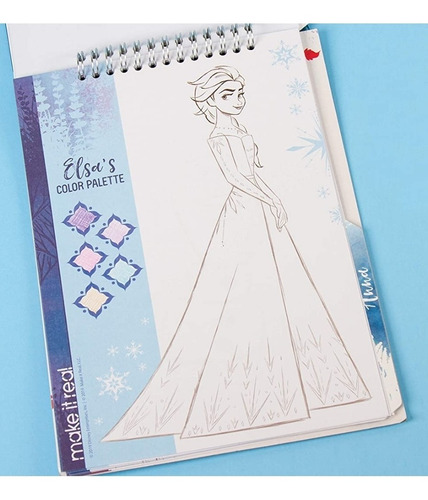 Disney Frozen 2 Mesa Iluminación Bocetos Diseños Moda Estilo