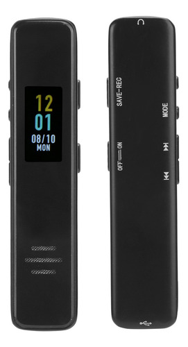 8gb Mini Gravador De Voz De Áudio Digital Leitor De Mp3 Sem