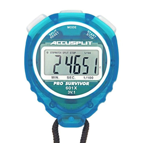 Reloj Cronometro Profesional Pantalla Grande Accusplit Azul