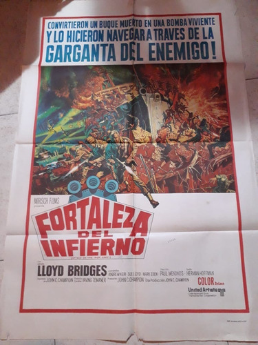 Afiche La Fortaleza Del Infierno Lloyd Bridges 1968 C29