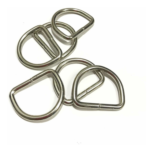 Imagen 3 de 3 de Medialunas Soldada 30mm X 10u. Ideal Collares De Mascotas.