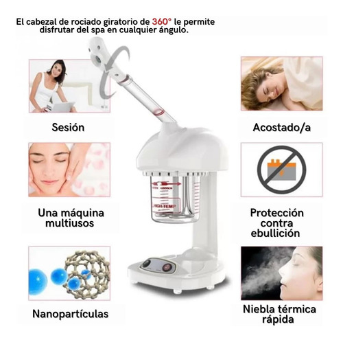 Imagen 2 de 2 de Vapor De Ozono De Mesa Vaporizador