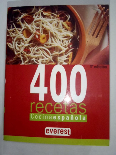 Cocina Española 400 Recetas Paella Carnes Postres 854 Pags