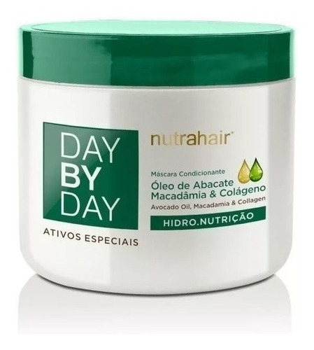 Máscara Hidratação Day By Day Abacate 500gr Nutra Hair