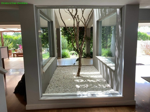 Imagem 30 de 30 de Casa Fantástica Sólida, Recém Reformada, Muito Bem Distribuída, Com Lindo Projeto Arquitetônico, Em Localização Privilegiada, Em Condomínio Fechado De - Ca01012 - 71016468