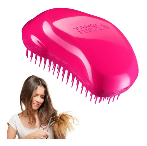 ¡ Cepillo Cabello Morado Tangle Teezer Desenrredante Salon !