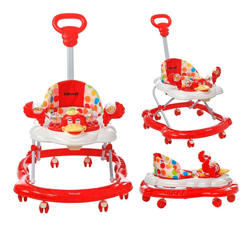 Imagen 3 de 8 de Andador Para Bebe + Sonidos + Tablero Didactico Y Juguetes