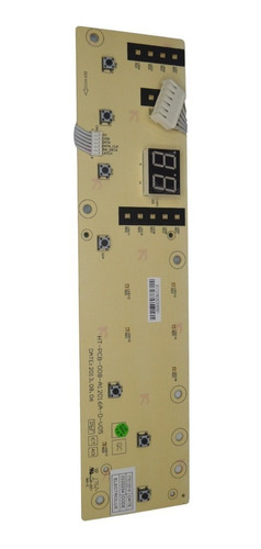 Imagen 4 de 8 de Plaqueta Lavarropas Gafa Fuzzy Con Display 7500/6500/6505