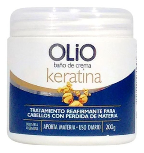 Olio Tratamiento Baño De Crema Keratina 200 Ml
