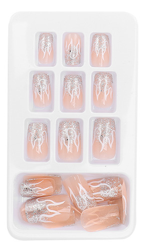 Juego De Puntas De Uñas Postizas 24 Uds. Cubierta