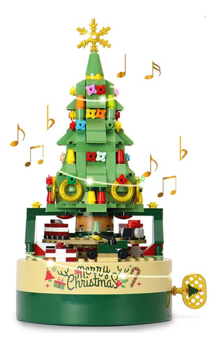 Bloques De Construccion Navidad Arbol Navideño Musical
