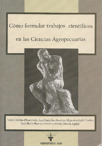 Libro Como Formular Trabajos Científicos En Ciencias Agropec