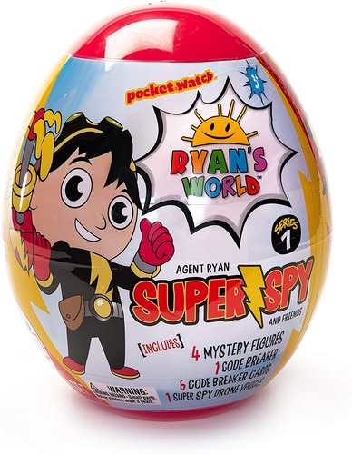 Ryan S World Super Spy Huevo Gigante De Ryan Lleno De S...