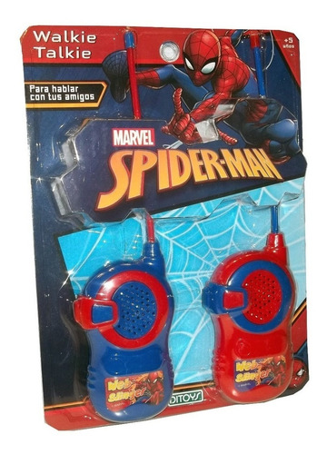 Walkie Talkie Spiderman Licencia Original Ditoys Planeta