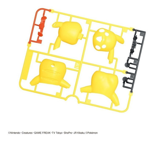 Pikachu Pokemon Plamo Kit Collection Quick! Bandai Japon
