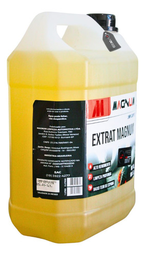 Extract Detergente P/ Extratoras Concentrado 5l Magnum